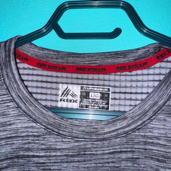 Grey RBX Compression Shirt, Size L - Picture 2 of 3